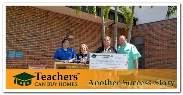 Deep Creek Elementary in Port Charlotte accepts the first donation we have given in Charlotte County