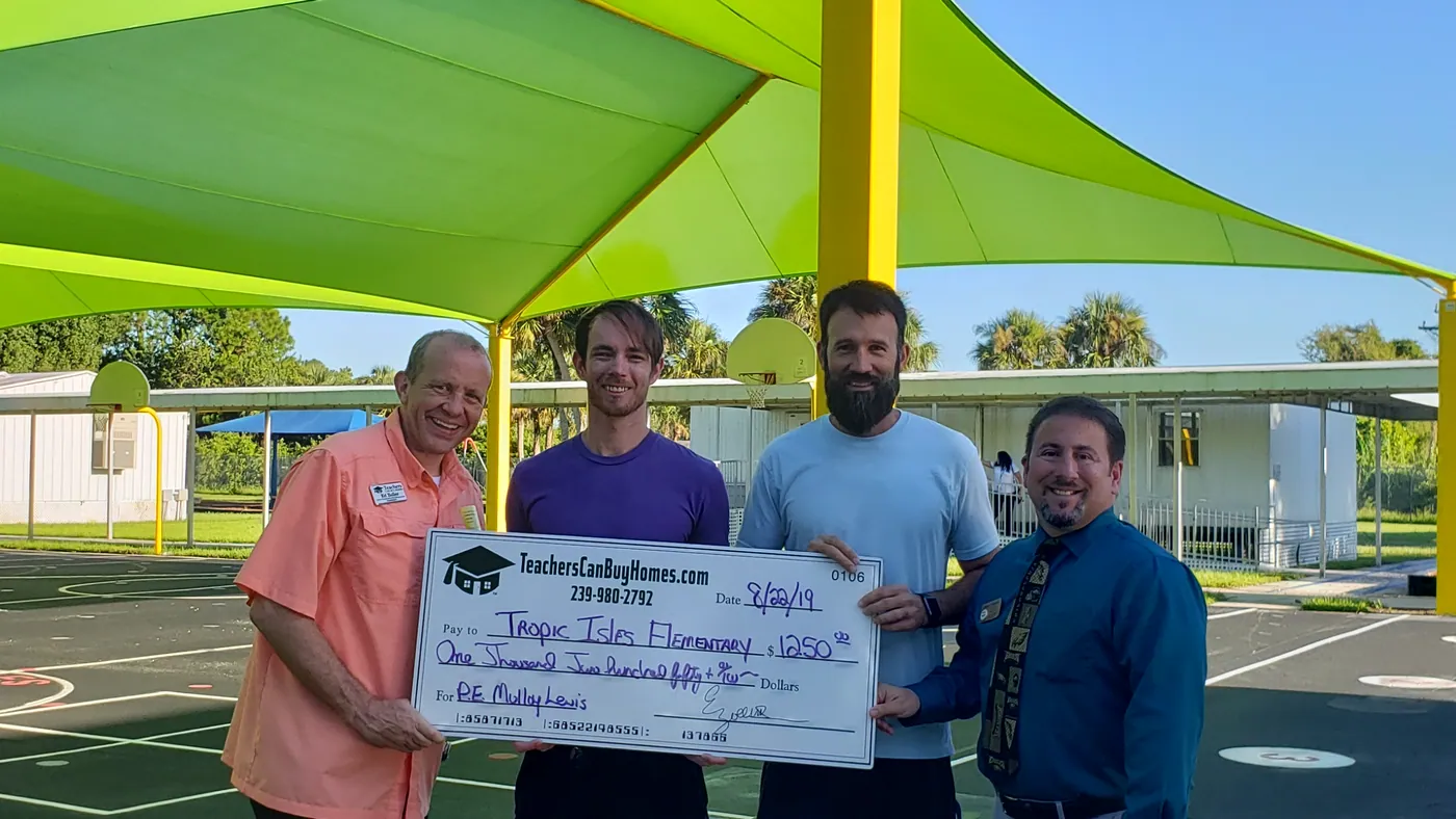 Tropic isles Elementary PE Teacher buys home