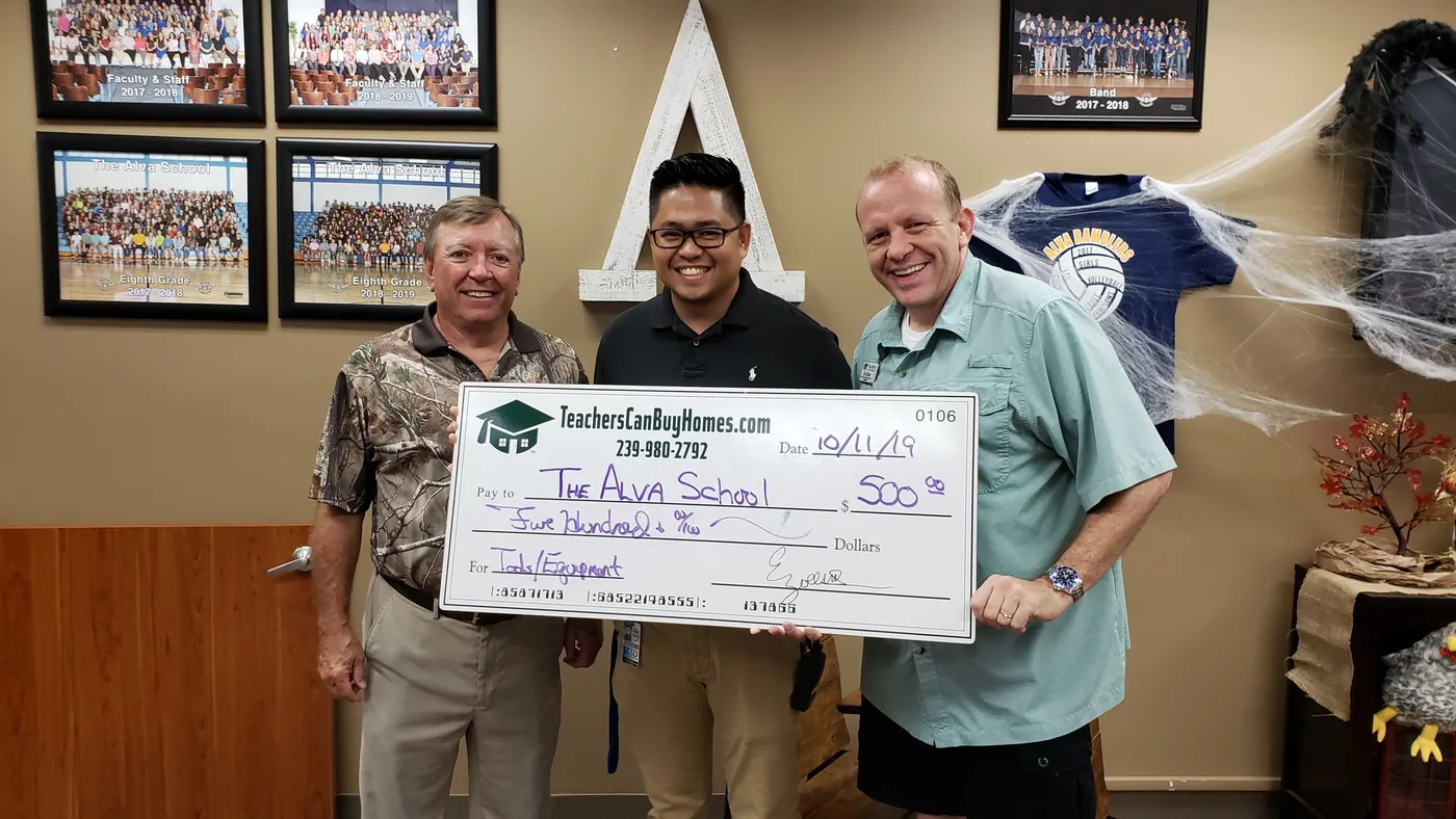 "Ed showed us the way and guided me the whole thing" says Allen with the Alva School