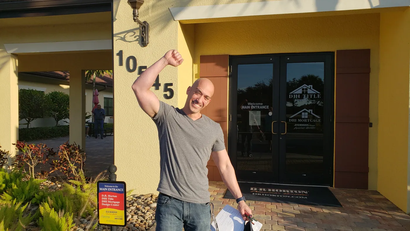 "It feels Amazing to own a home again!" says Nelson with Cypress Lake Middle