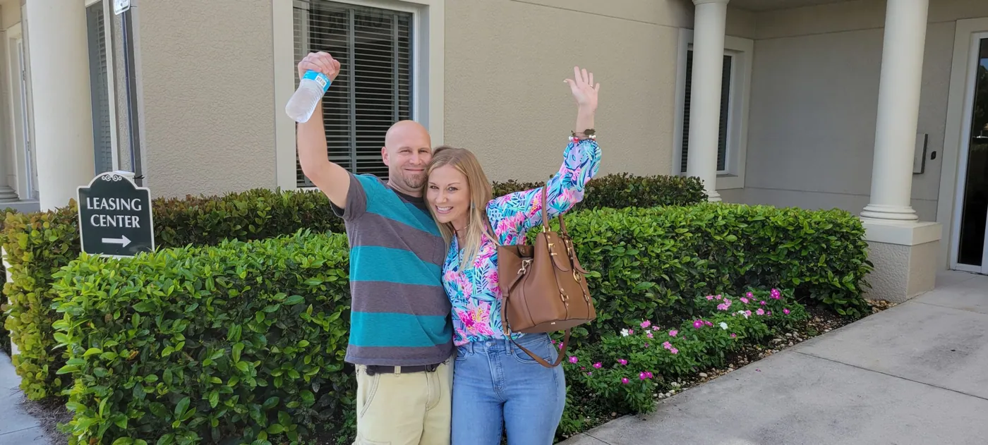 "Ed made it happen!" says Annie and Justin, both Lee Co. Teachers