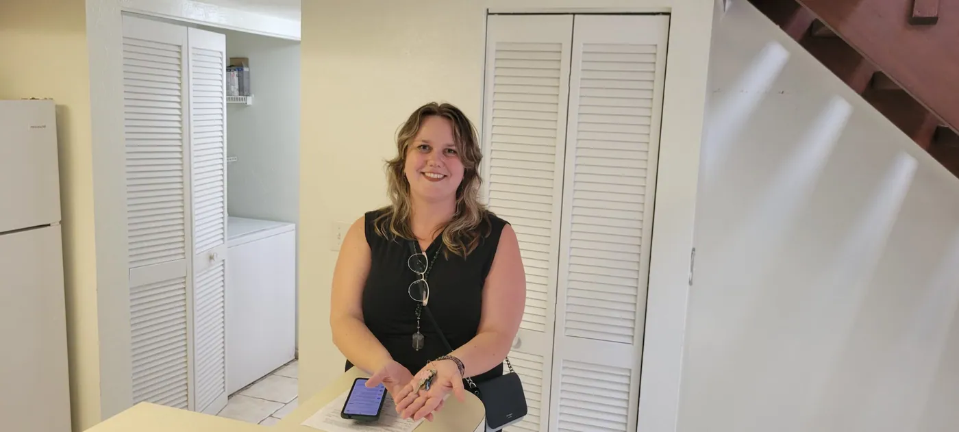 "You Teach the Teachers to buy homes" says Amanda with Veterans Park