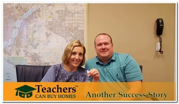 Talia, a Teacher at Sunshine Elementary, and her husband Josh just closed on their home using the Teacherscanbuyhomes program