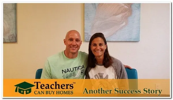 Chris, an AP at Cape High School, and his wife Crystal, a teacher at Trafalgar Elementary just closed on their home using the Teacherscanbuyhomes.com program!
